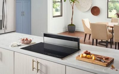 Broan - Elite 30-Inch Downdraft Range Hood, 600 Max Blower CFM, Stainless Steel Cover 