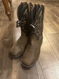 Western Work Boots with Tags, men’s size 9M