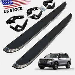 New 2pcs Running Board Side Fits for Honda Ridgeline 2017-2025 Step Pedal Nerf Bar
