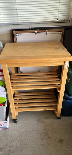 Ikea Butcher Block w/ Wheels