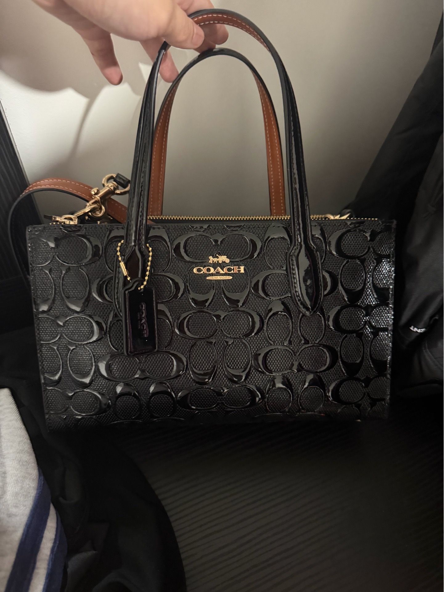 Black Coach Tote