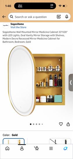 Bathroom vanity mirror