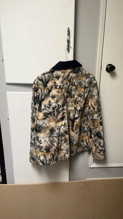 Acne studios camel desert denim jacket
