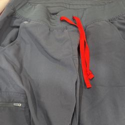 Figs dark grey joggers 