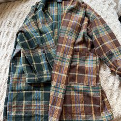 Dressed In LALA Oversized Plaid Coat