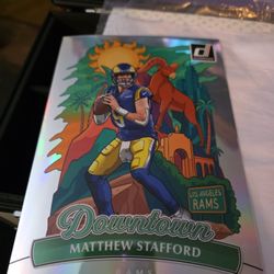Matthew Stafford Downtown Jumbo Card