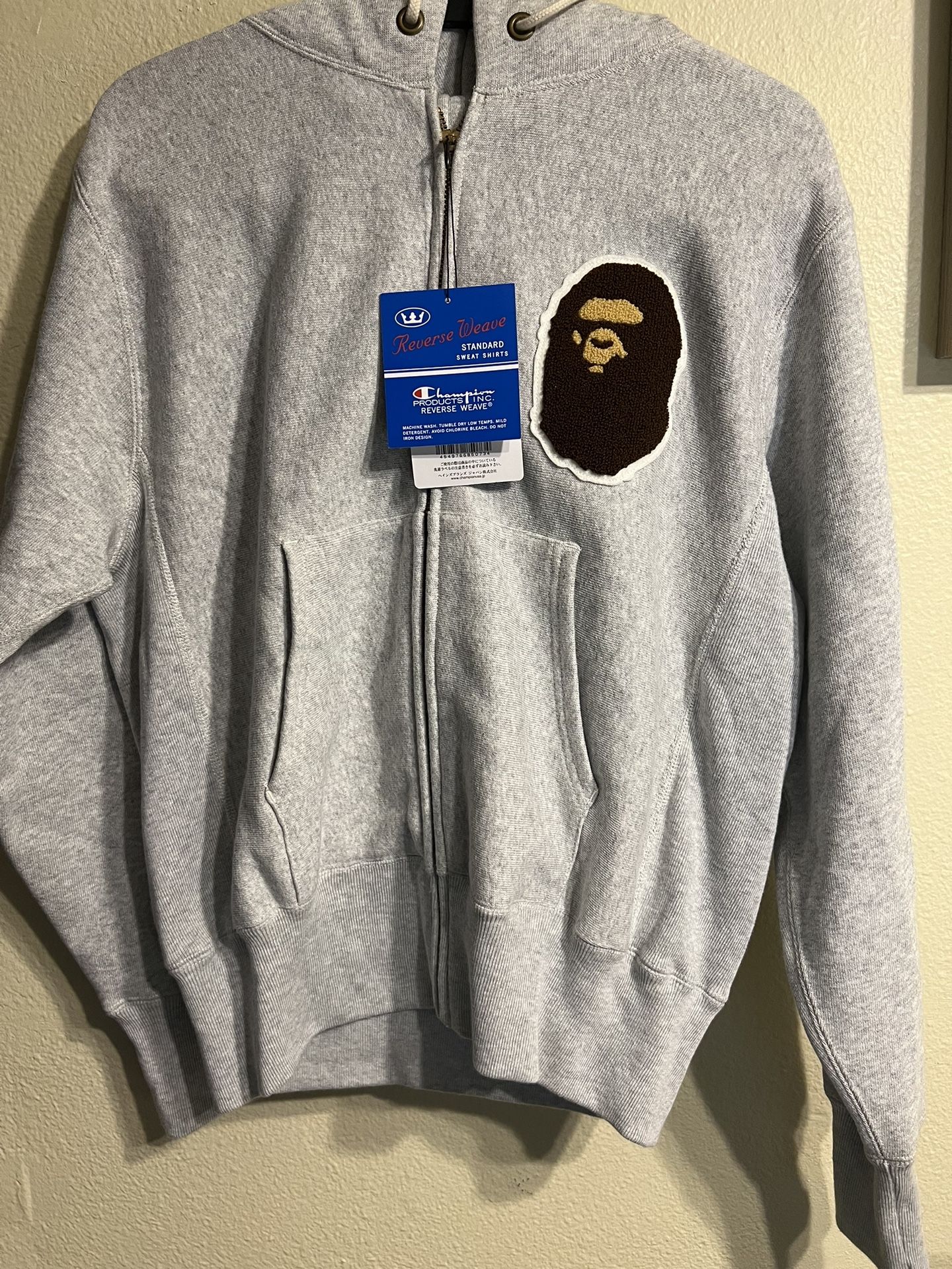 Bape x Champion zip up hoodie