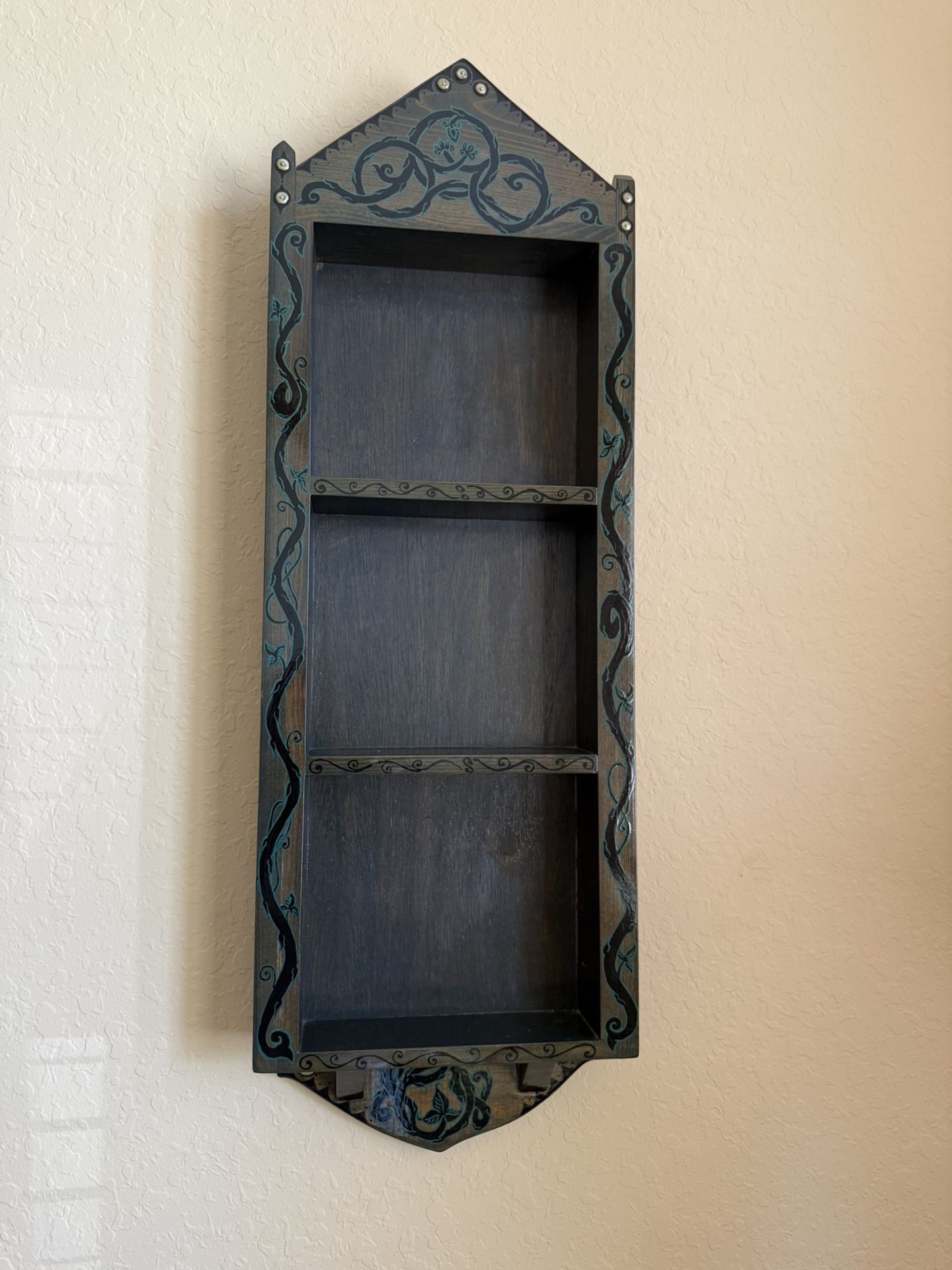 ANTIQUE WALL CABINET ARTS & CRAFTS PERIOD/STYLE