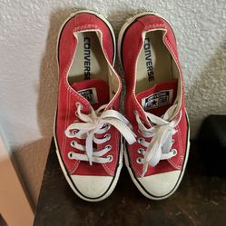 Women’s Converse All Star Sneakers Red Size 7 
