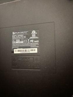 40 inch tv. No issues.  Need gone