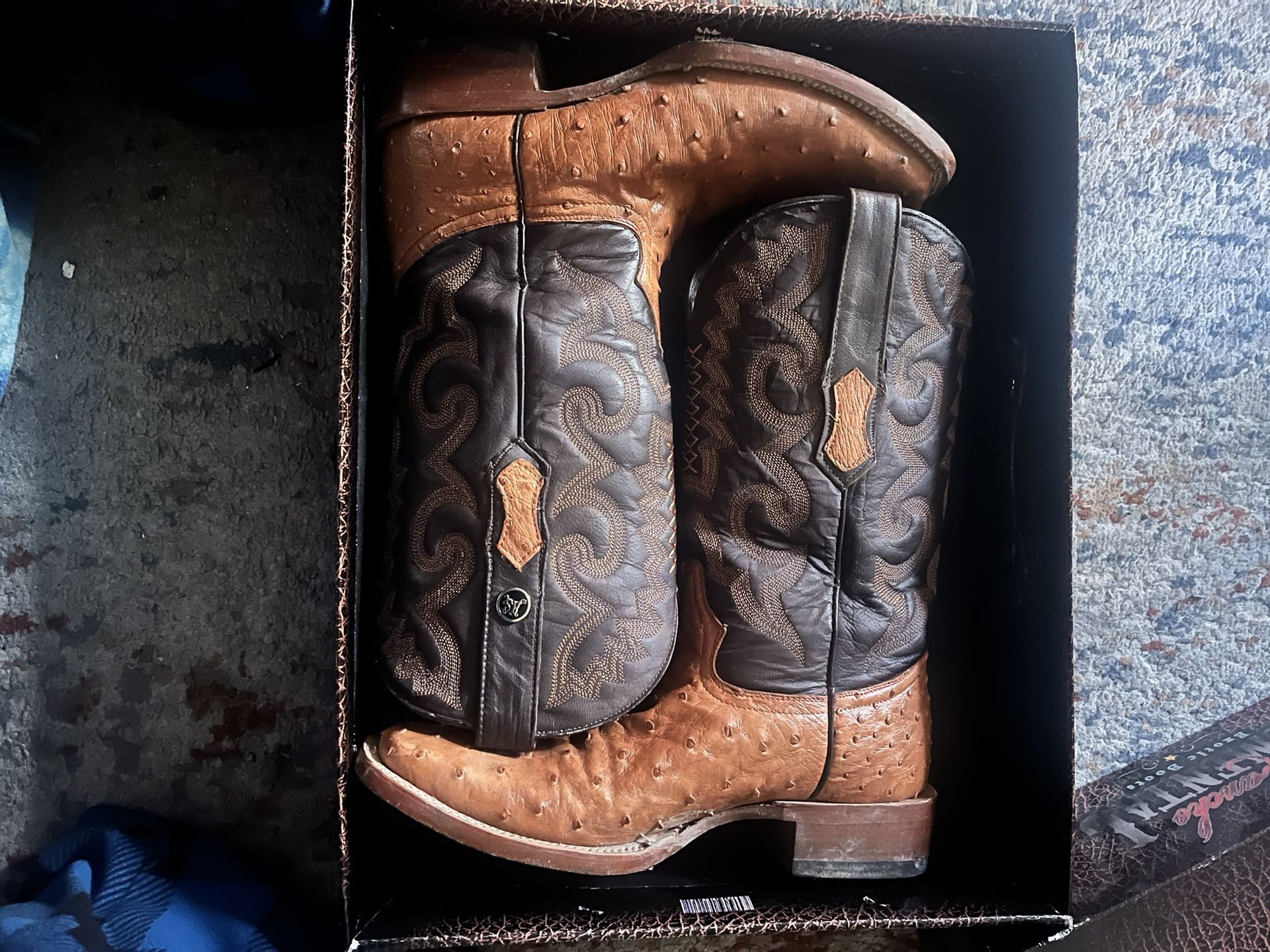 Genuine Ostrich boots