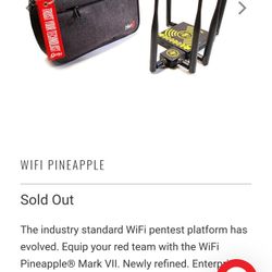 WiFi Pineapple Mark VII and MK7AC Adapter. 