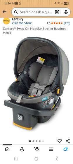 Century Swap On Modular Car Seat