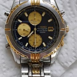Seiko chronograph watch