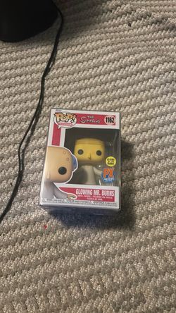 Funko Pop! The Simpsons Glowing Mr Burns PX Glow In The Dark Exclusive. New.