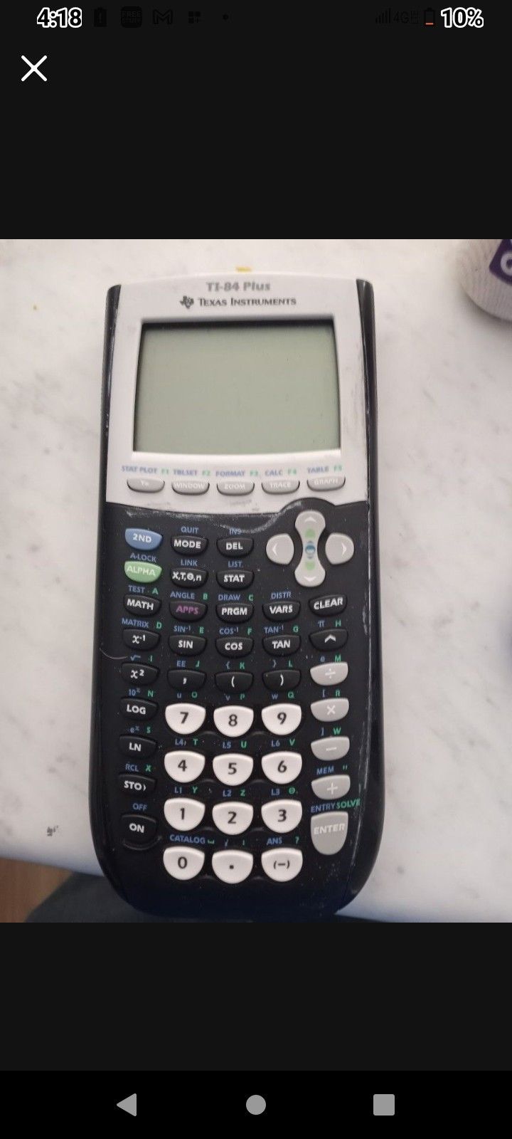 TI-84 Plus Graphing Calculator 