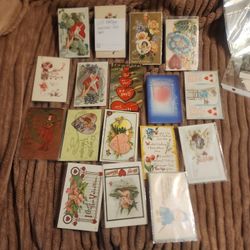 Antique Valentine's Post Cards 