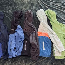 Boys Rain and Windbreaker Jacket Size Small 6-7