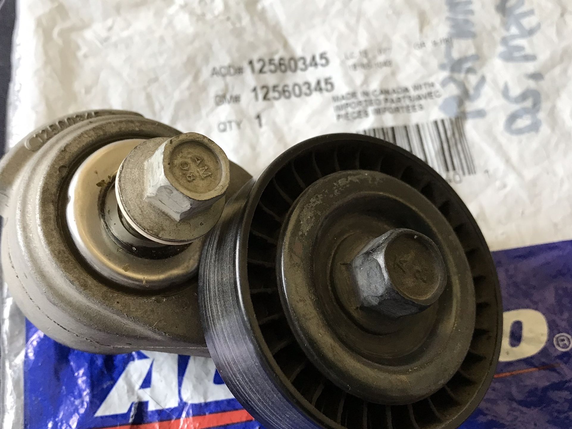 AC Delco Engine Belt Tensioner Pontiac Chevy LS1 #12560345