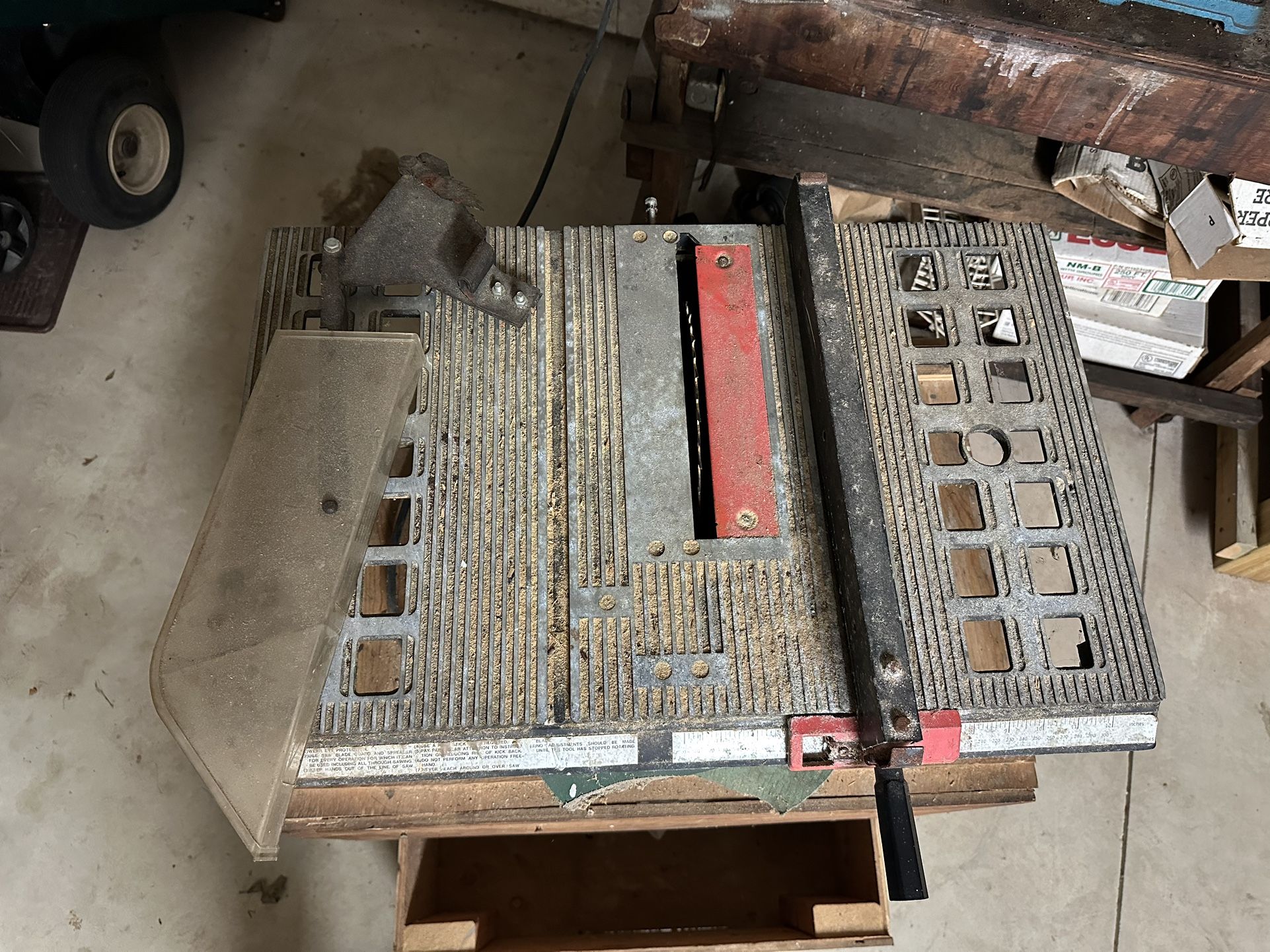 10” Table saw