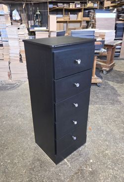 Black nightstand
