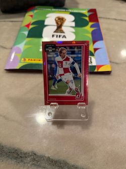 Luka Modric World Cup soccer trading card /50