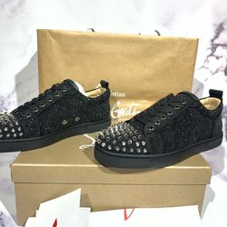 Louis junior spike leather low trainers