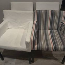 Set of 4 Ikea Mårenäs Nils armchairs