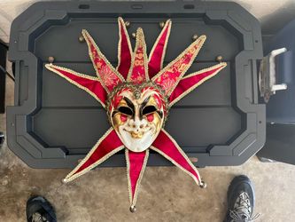 Venetian Jester Masquerade Mask