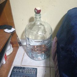 5 Gallon Glass Water Jug.