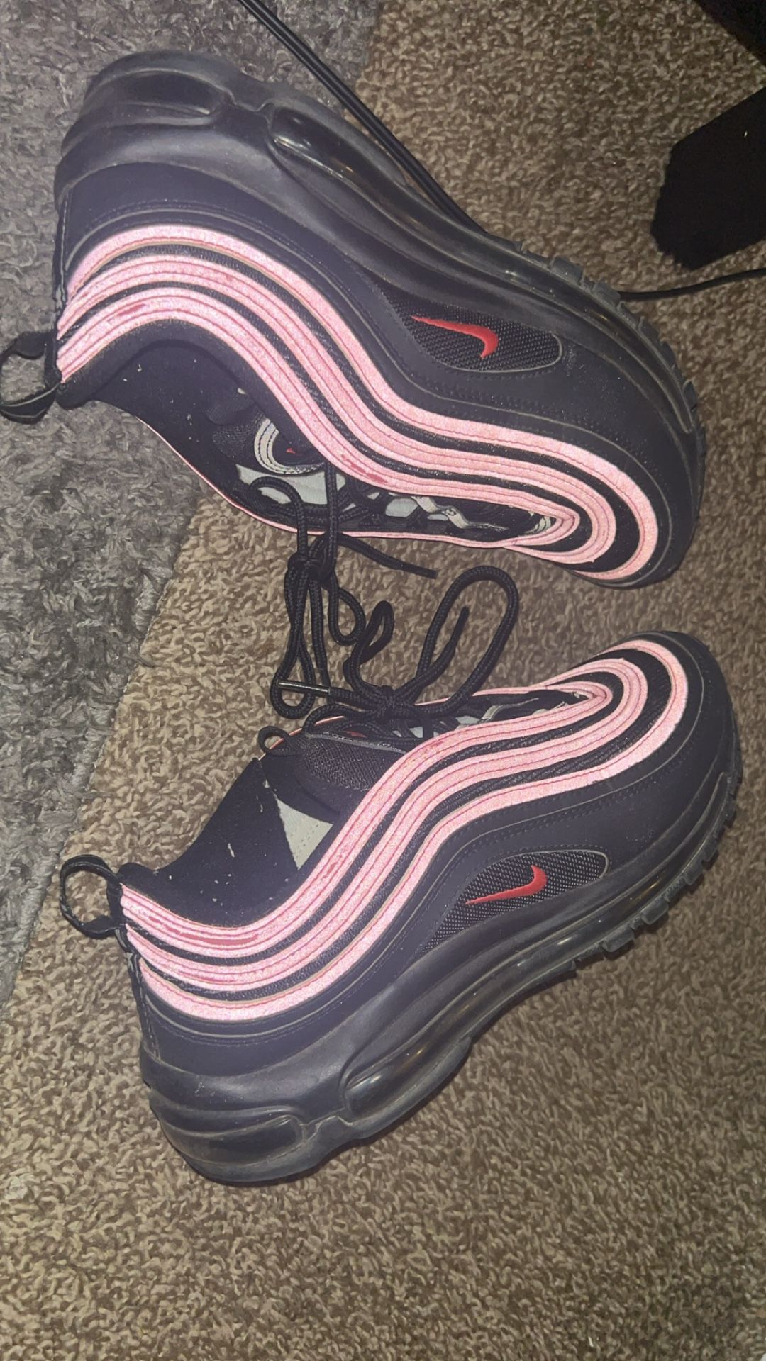 Pink and Black Air Max