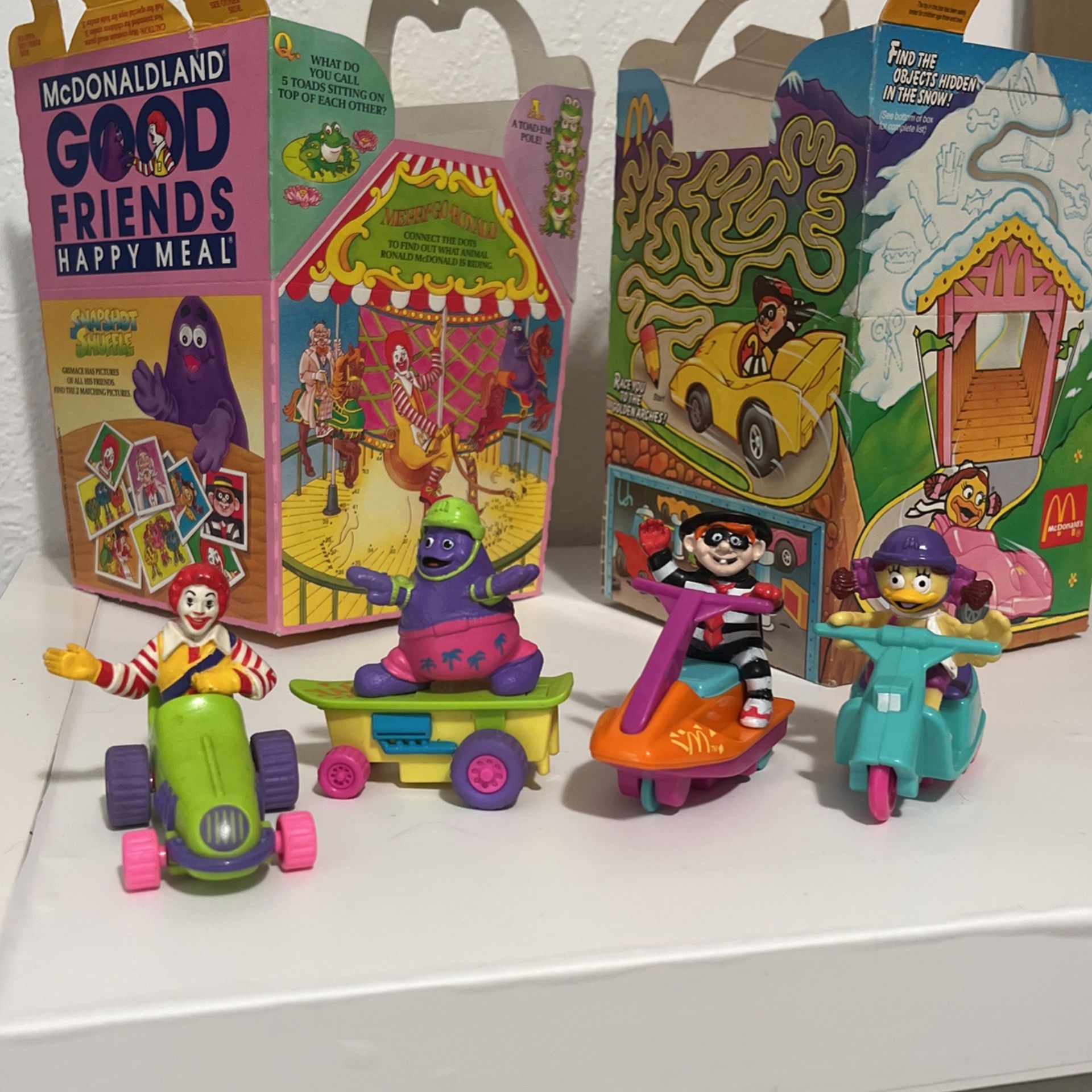 McDonald’s Boxes And Toys