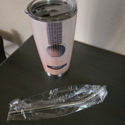 Tumbler w/Straw and Cleaning Brush