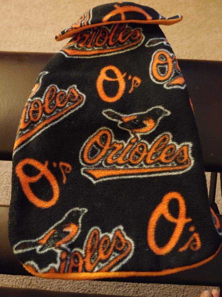 Dog Pet Vest Coat Orioles Jacket Baseball Baltimore Orange Pet Clothes Adjustable Velcro