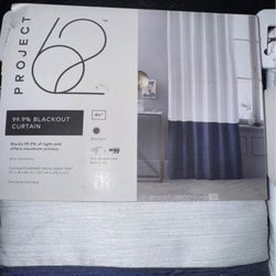Two Single Panel Curtains 