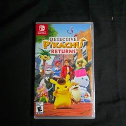 Nintendo Switch Detective Pikachu Returns