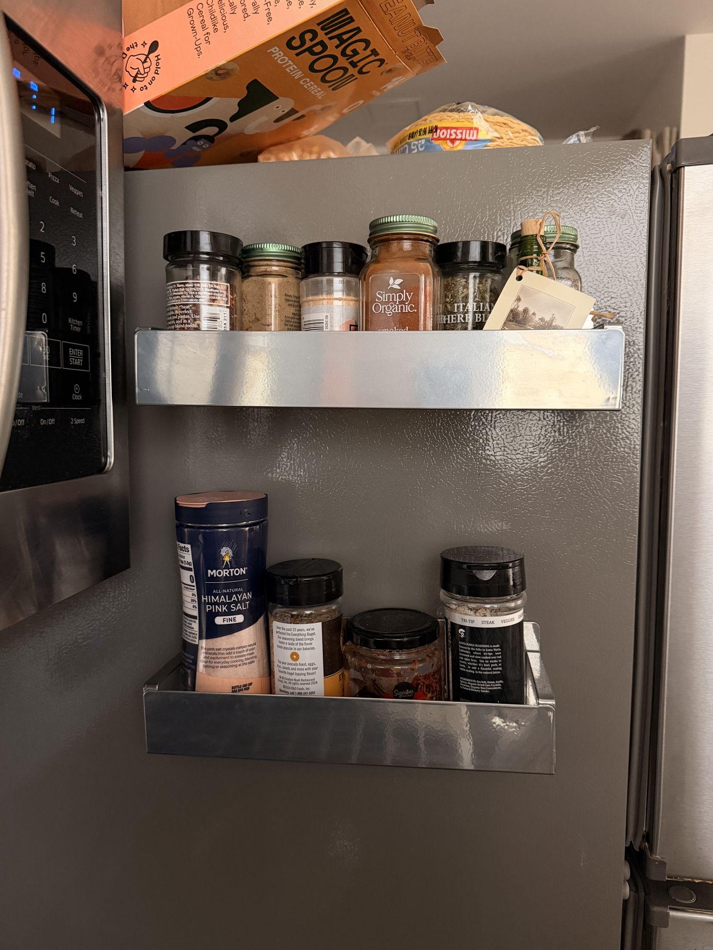 Magnetic Fridge Spice Rack (2 Shelves)