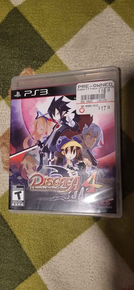 PS3 Disgaea 4 A Promise Unforgotten game