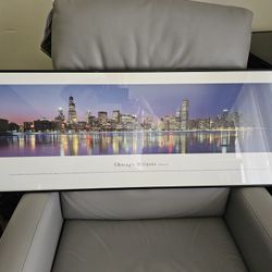 Framed Chicago Skyline 