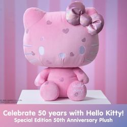 Hello Kitty 50th Anniversary 12” Plushie!
