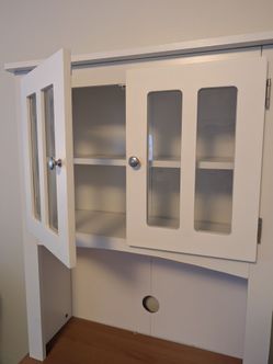 Free standing Cupboard Microwave Cabinet