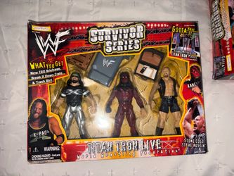 WWF/WWE action figure 3 set