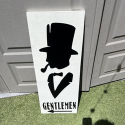 Gentlemen’s Sign
