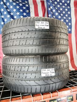 ✅ 2 Used Tires 275/30ZR20 PIRELLI P-ZERO R01 MAX PERFORMANCE 275 30 R21 LOW PROFILE SPORT CAR TYRES 275 30 20