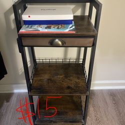 3 Tier Nightstand/shelving Unit
