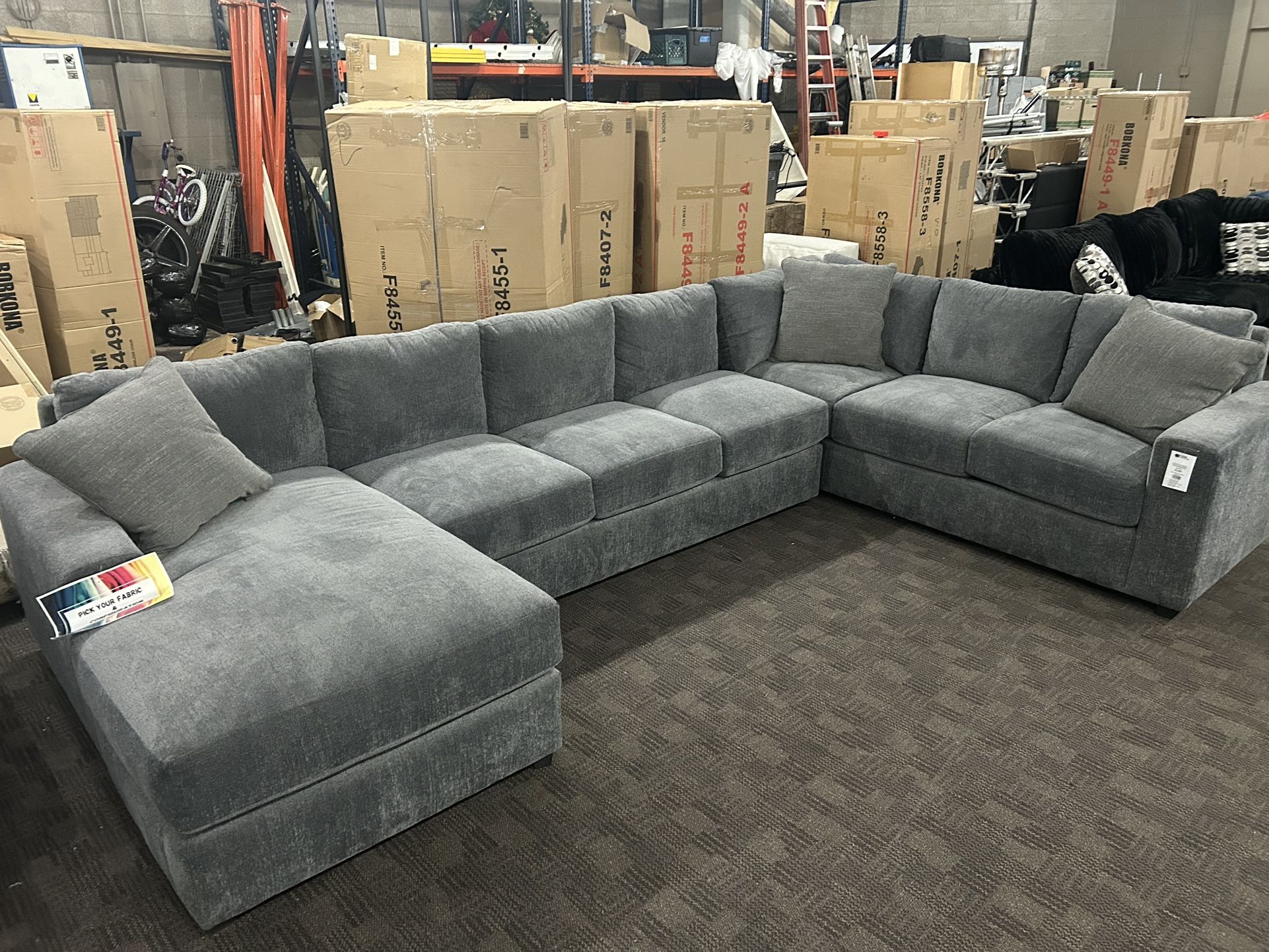 Large Gray Sectional