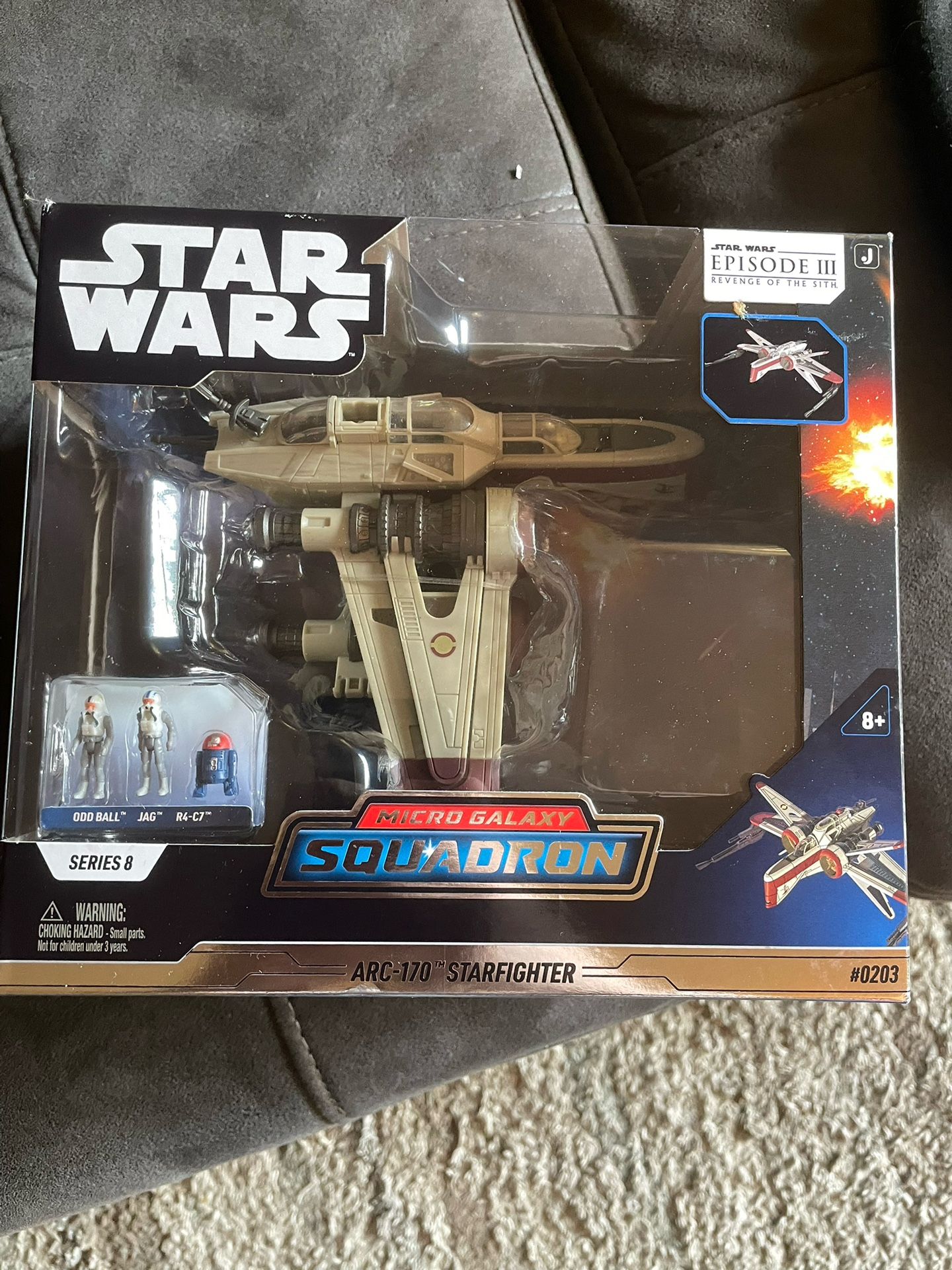 Star Wars Micro Galaxy ARC-170 Star fighter 