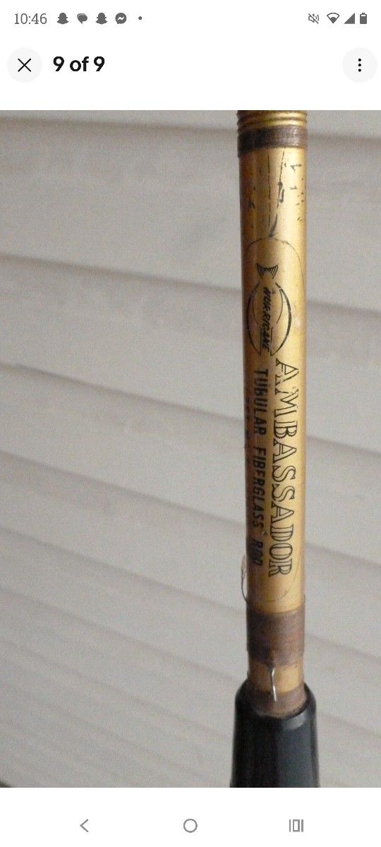 Vintage Ambassador Fiberglass Rod