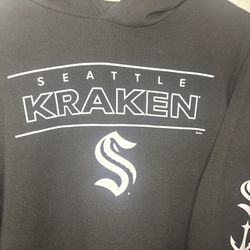 NHL Seattle Kraken, Black, Sweatshirt, Long Sleeve