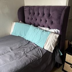 Tufted Bed Frame For Full Size Bed